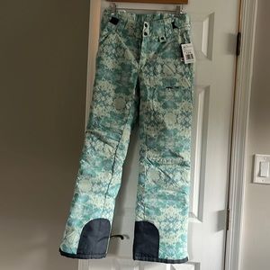 Green snow pants Arctix women size 4-6 with tags
